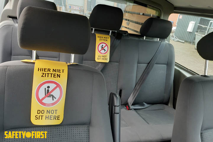 A-klasse Taxi Zitplaats Labels